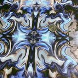 Aqua Blue KALEIDOSCOPE Illusion hydrographic film
