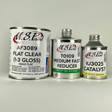 US PAINT DEAD FLAT CLEAR (1-3 GLOSS) KIT AF3089-K14