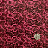 RED ROSES ON BLACK