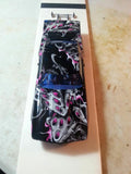 BLUE/PINK FLAMING DICE SKULLS