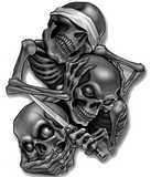 SEE NO EVIL EXTREME BLACK AND CLEAR - EXCLUSIVE
