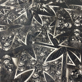 IRON CROSS TEMPLAR CARBON SKULLS HYDROGRAPHIC FILM  - EXCLUSIVE