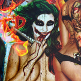 WANTED Psycho joker girl  HYDROGRAPHIC FILM