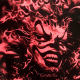 BLACK/CLEAR FUN WITH FIRE CLOWNS - EXCLUSIVE