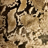 BLACK & TAN SNAKE SKIN