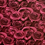 RED ROSES ON BLACK