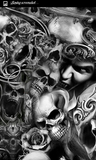 ROSE FROM THE DEAD SKULLS BLACK AND CLEAR - EXCLUSIVE