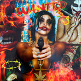 WANTED Psycho joker girl  HYDROGRAPHIC FILM
