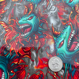 Cartoon sharks sharknato hydrographic film