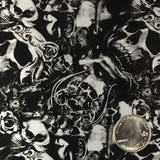 ROSE FROM THE DEAD SKULLS BLACK AND CLEAR - EXCLUSIVE