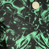 BLACK/CLEAR GHOST RIDER BIKER SKULLS - EXCLUSIVE