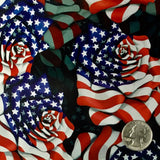 METALLIC ROSE FLAGS
