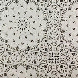 BLACK/CLEAR BANDANNA