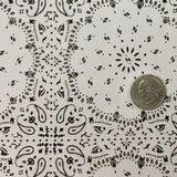 BLACK/CLEAR BANDANNA