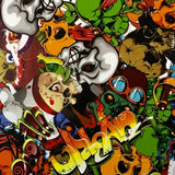 ULZBAN SKULLS STICKER BOMB