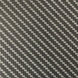 MINI BLACK/SILVER METALLIC CARBON FIBER WEAVE