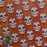 WOODGRAIN SUGAR SKULLS