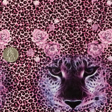LARGE RASPBERRY CHEETAH CAT