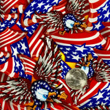 FLAGS AND EAGLES