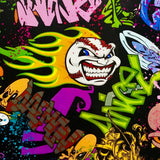 LARGE GRAFFITI STICKER BOMB