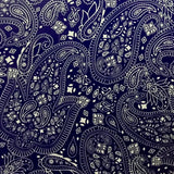 WHITE PAISLEY