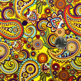 YELLOW PAISLEY