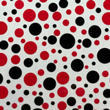 RED/BLACK POLKA DOTS