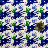 BLUE/GREEN HANDPRINTS