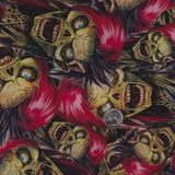 METALLIC BRIDE OF ZOMBIE SKULLS