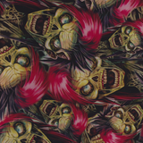 METALLIC BRIDE OF ZOMBIE SKULLS