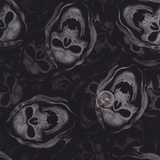 METALLIC HOODED VAMPIRE SKULLS