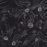 METALLIC SPIDER SKULLS