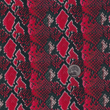 RED & BLACK SNAKE SKIN
