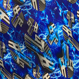 BLUE LINE ELECTRIC PUNISHER SKULLS HYDROGRAPHIC FILM