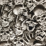 KIWI TERRY DEMENTED SKULLS BLACK AND CLEAR - EXCLUSIVE