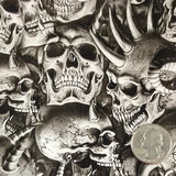 KIWI TERRY DEMENTED SKULLS BLACK AND CLEAR - EXCLUSIVE