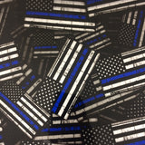 LARGE THIN BLUE LINE POLICE FLAGS - EXCLUSIVE