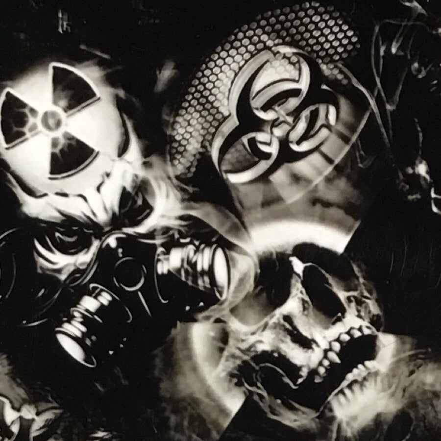 BIO DEATH SKULLS - EXCLUSIVE PATTERN HYDROGRAPHIC FILM – Dip Pros