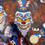 CREEPY CIRCUS CLOWN HYDROGRAPHIC FILM