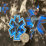 MEDICAL EMS EMT PARAMEDIC COLORED HYDROGRAPHIC FILM
