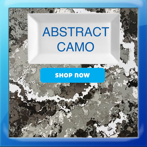 Abstract camo hydrographic film