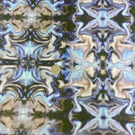 Aqua Blue KALEIDOSCOPE Illusion hydrographic film