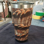 Thunder Chicken Turkey Feathers  hydrographic hydro dip film