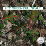 TRUE TIMBER HTC GREEN FULL SCALE HYDROGRAPHIC FILM