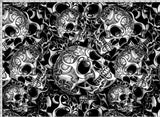 TRIBAL SKULLS BLACK AND CLEAR - EXCLUSIVE
