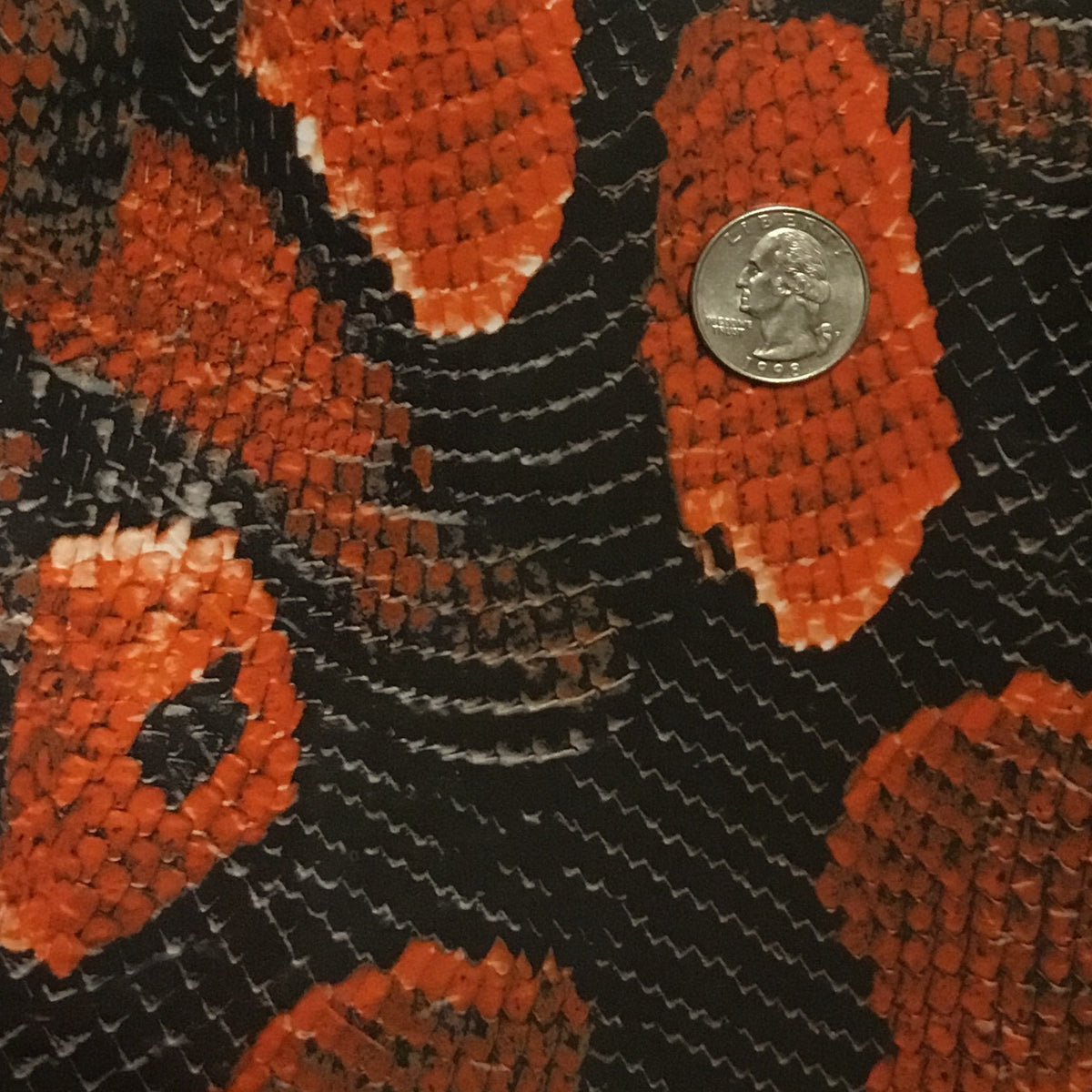 RED AND BLACK BOA SNAKE SKIN HYDROGRAPHIC FILM – Dip Pros