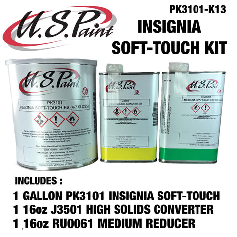 U.S PAINT Insignia SOFT TOUCH ® ES 9-17 LOW GLOSS CLEAR KIT