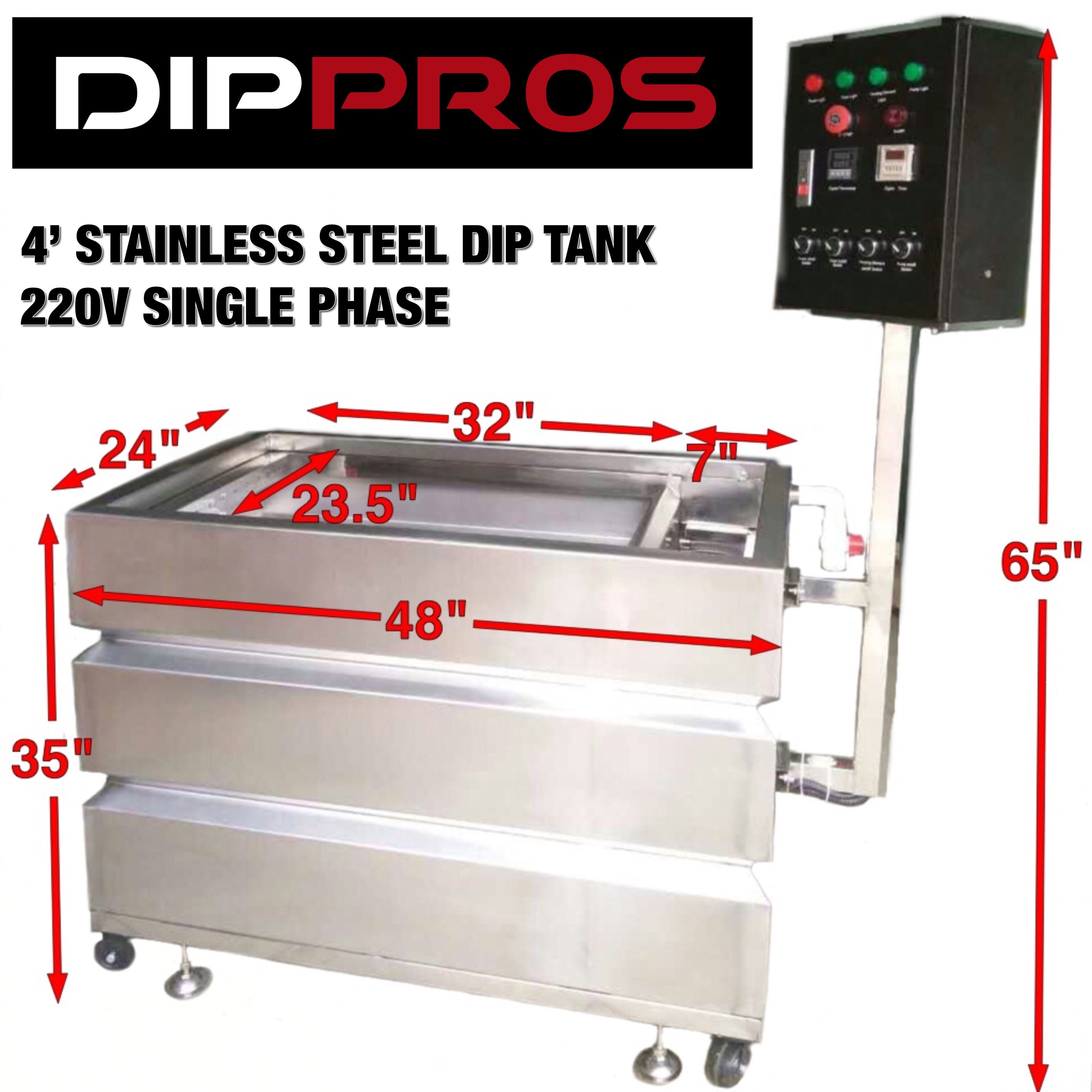 Manual wax dip tank - Burdis