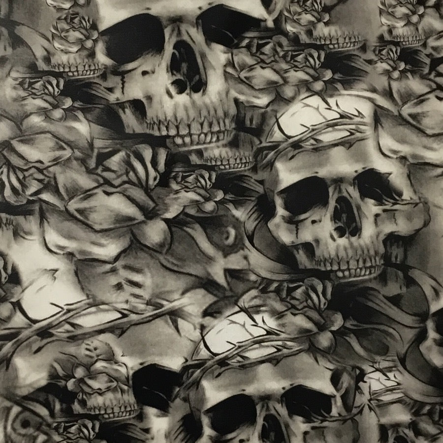 THORN HEAD SKULLS HYDROGRAPHIC FILM – Dip Pros