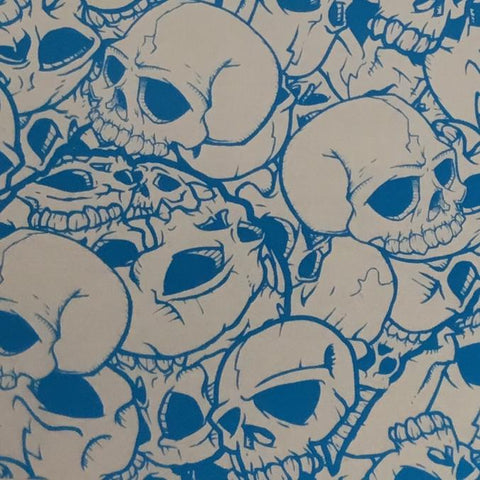 DIP WIZARD HYDROGRAPHIC DIP KIT BLUE OUTLINE SKULLS